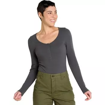 Пондероса боди с длинным рукавом Toad&Co, цвет soot