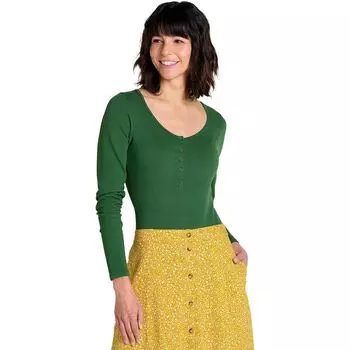 Пондероса боди с длинным рукавом Toad&Co, цвет pasture