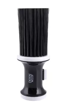 Ponik's, Парикмахерская щетка для свиной шеи с дозатором талька, Черный