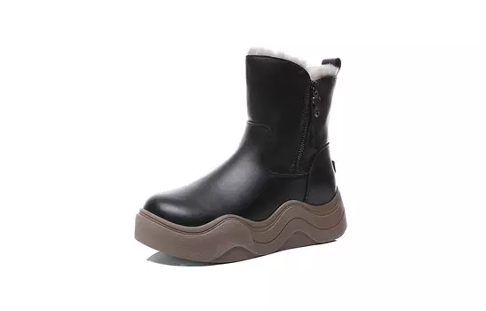 Pooq зимние ботинки для женщин, Коричневый