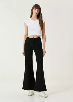 Поп-черные женские брюки Dare London