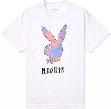 Поп-футболка Pleasures, белый