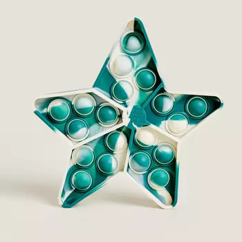 Поп-ит Zara Home Christmas Bubble, сине-зеленый/бежевый