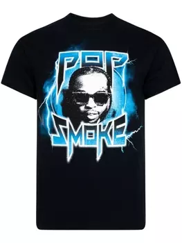 Pop Smoke футболка Thunder, черный