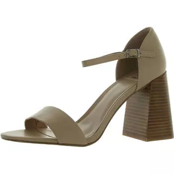 POP STAR женские кожаные туфли с круглым носком и блочным каблуком Jeffrey Campbell, цвет natural