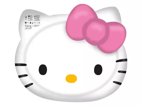 Поплавок Hello Kitty, 140 x 120 см, с надувным бантиком