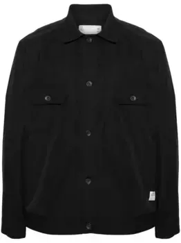 Поплиновая куртка-рубашка SACAI, черный