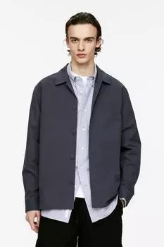 Поплиновая рубашка Arket, синий