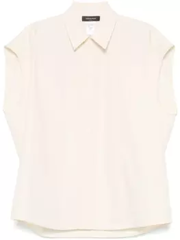 Поплиновая рубашка без рукавов Fabiana Filippi, нейтральный