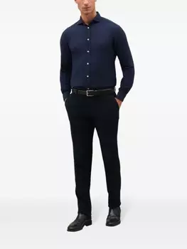 Поплиновая рубашка Boglioli, синий