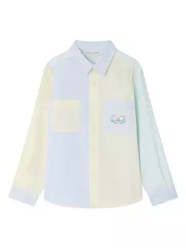 Поплиновая рубашка Bonpoint, желтый