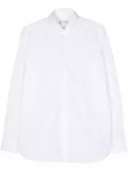 Поплиновая рубашка Borrelli, белый