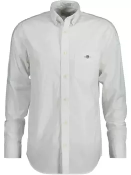 Поплиновая рубашка Classic Gant, белый