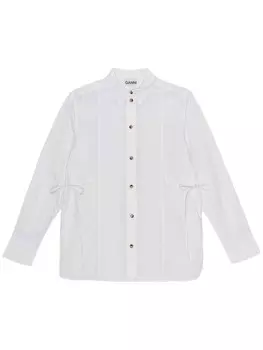 Поплиновая рубашка GANNI, белый