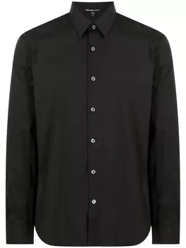 Поплиновая рубашка James Perse, черный