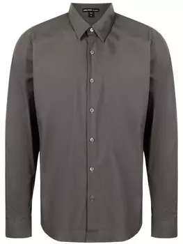 Поплиновая рубашка James Perse, серый