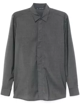 Поплиновая рубашка Low Brand, серый