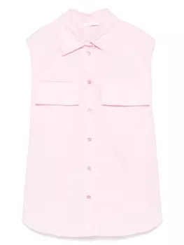 Поплиновая рубашка Miss Grant Kids, розовый