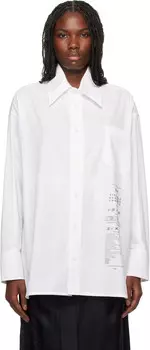 Поплиновая рубашка MM6 Maison Margiela