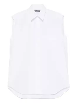 Поплиновая рубашка Moschino, белый
