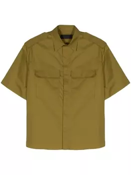 Поплиновая рубашка Neil Barrett, зеленый