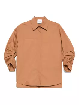 Поплиновая рубашка Nude, коричневый