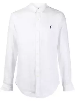 Поплиновая рубашка POLO RALPH LAUREN, белый