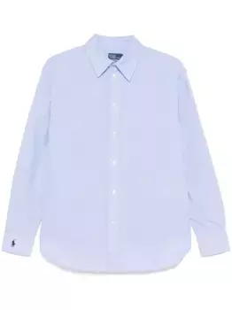Поплиновая рубашка POLO RALPH LAUREN, синий