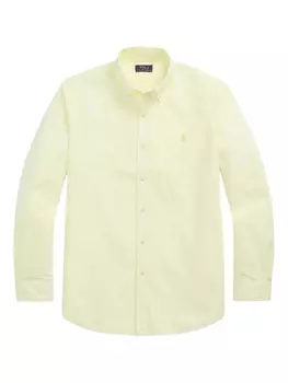 Поплиновая рубашка Polo Ralph Lauren, желтый