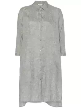 Поплиновая рубашка с бусинами Peserico, зеленый