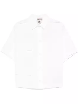 Поплиновая рубашка Semicouture, белый