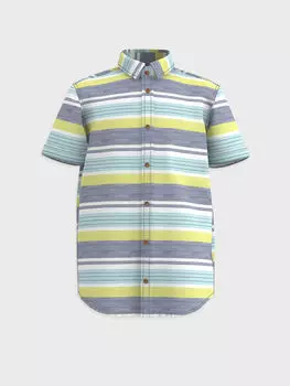 Поплиновая рубашка в полоску для мальчика LCW Kids