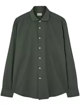 Поплиновая рубашка Xacus, зеленый