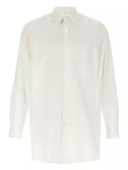 Поплиновая рубашка Yohji Yamamoto, белый