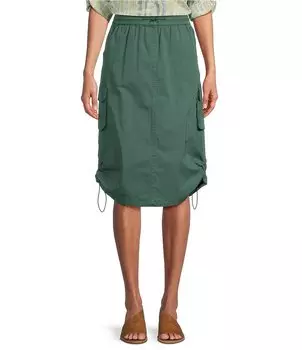 Поплиновая юбка Intro Talia, зеленый