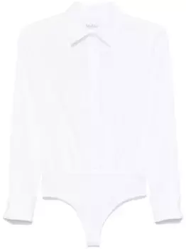 Поплиновое боди MAX MARA, белый
