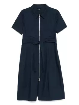 Поплиновое платье миди Add, синий