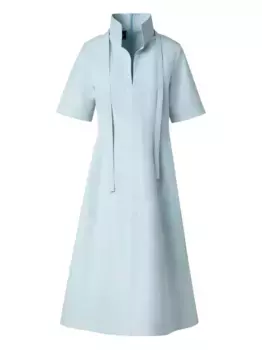 Поплиновое платье миди Akris, синий