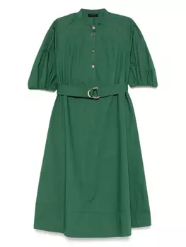 Поплиновое платье миди LIU JO, зеленый