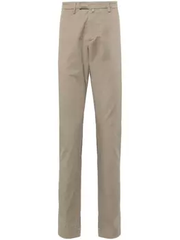 Поплиновые брюки чинос средней посадки Briglia 1949, зеленый