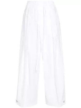 Поплиновые брюки Jil Sander, белый
