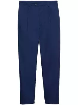 Поплиновые брюки Prada, синий