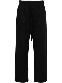 Поплиновые брюки с кулиской Gentry Portofino, черный