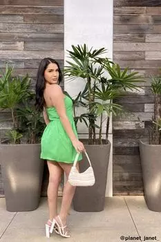 Поплиновый комбинезон без бретелек Forever 21, зеленый