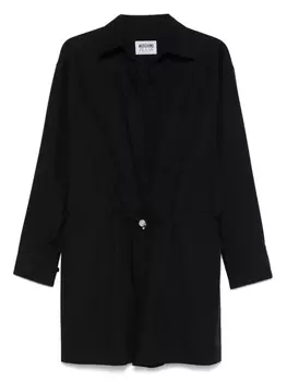 Поплиновый ромпер MOSCHINO JEANS, черный