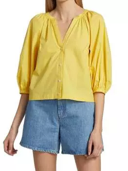 Поплиновый топ dill STAUD Wallflower