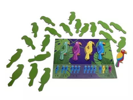 Попугаи, настольная игра, BS Toys