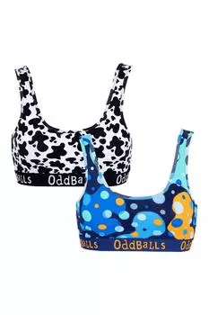 Популярный бюстгальтер без косточек, набор из 2 шт. OddBalls, мультиколор