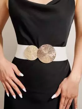 Пояс эластичный, белый