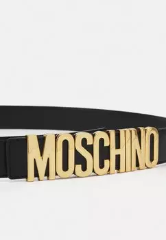 Пояс CINTURA UNISEX MOSCHINO, черный